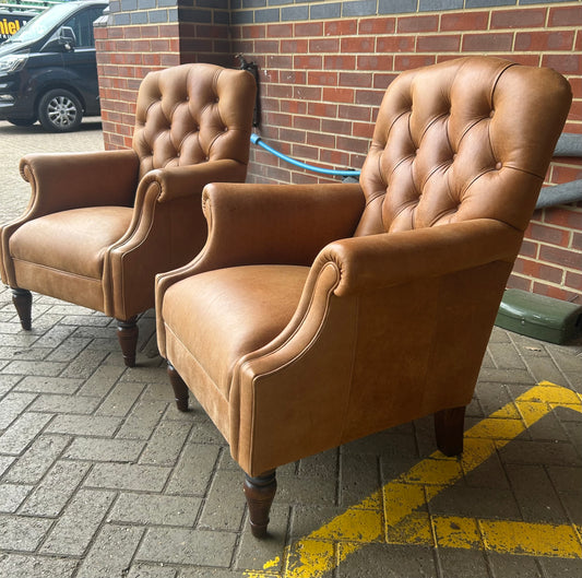 Laura Ashley Lancaster Armchairs Pair Excellent Condition Pre-Loved