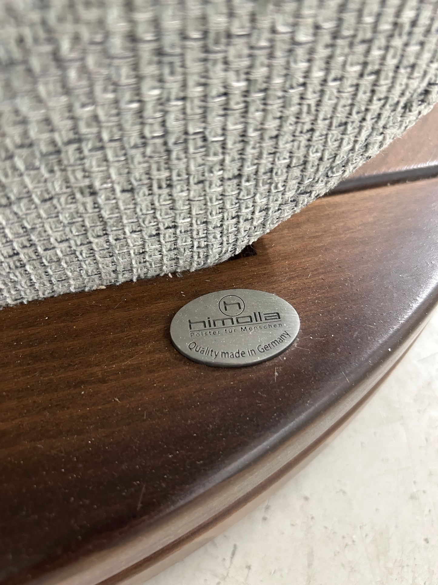Himolla Mosel Maxi Fabric Recline & Swivel Chair Integrated Footrest Pre-Loved