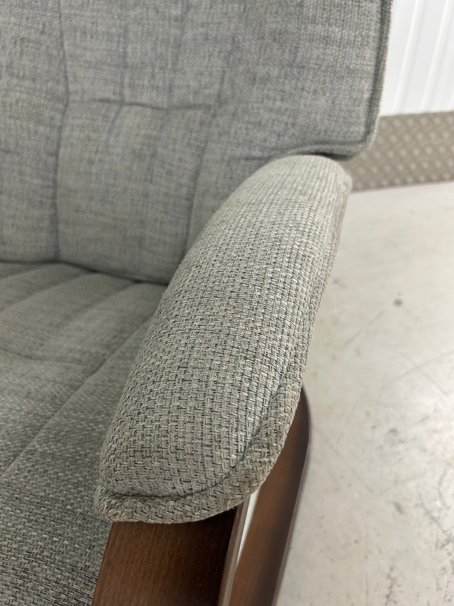 Himolla Mosel Maxi Fabric Recline & Swivel Chair Integrated Footrest Pre-Loved