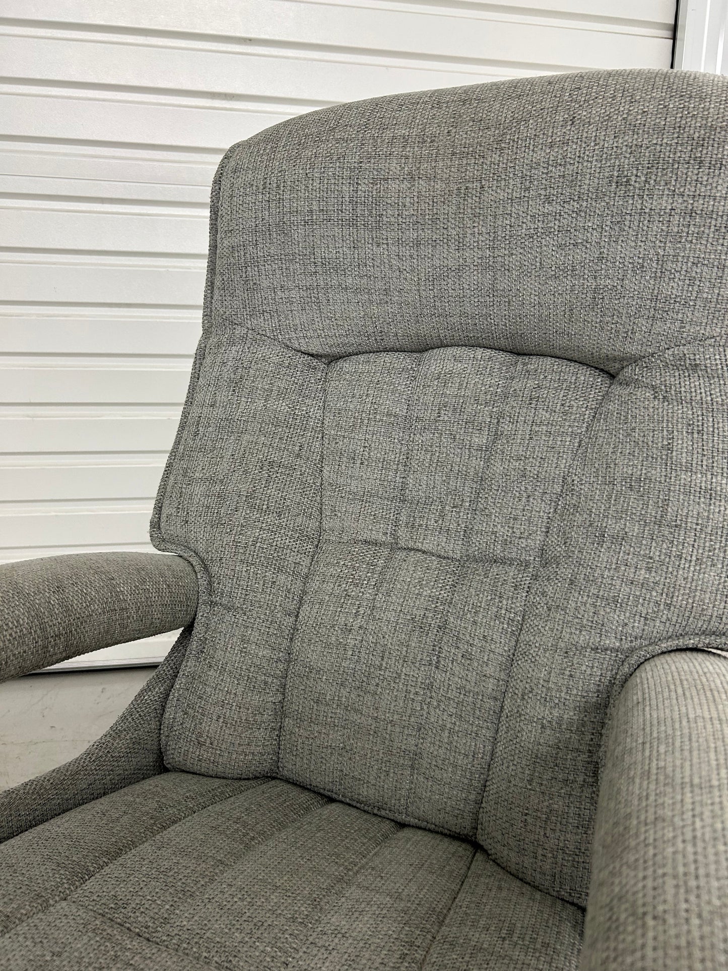 Himolla Mosel Maxi Fabric Recline & Swivel Chair Integrated Footrest Pre-Loved