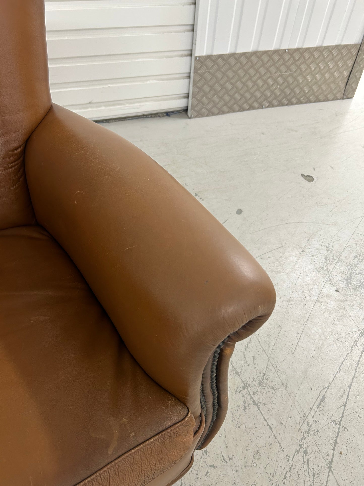 Tetrad John Lewis Ella Tan Leather Armchair Pre-Loved