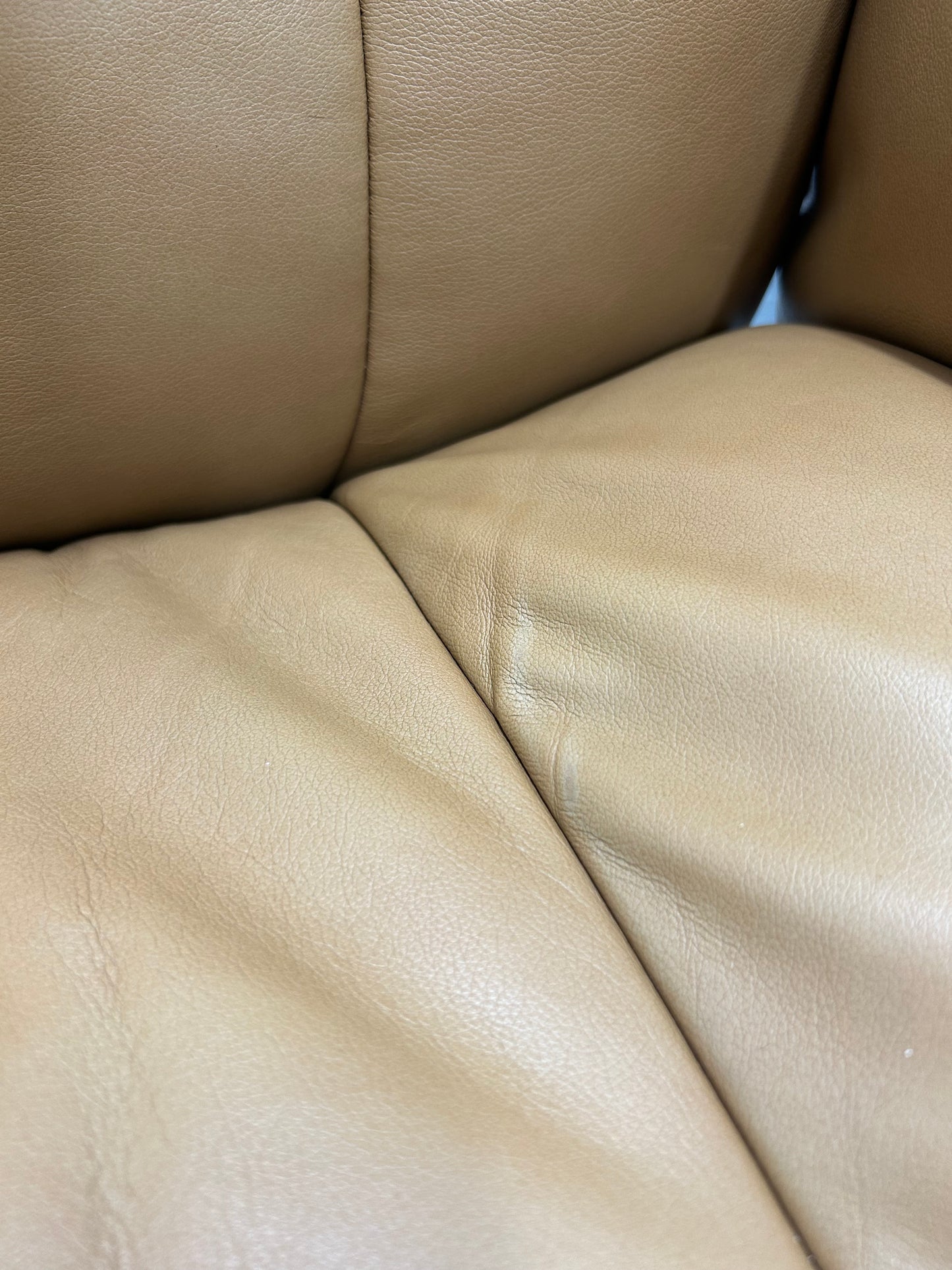 Ekornes Stressless Mayfair Recliner Taupe Leather Office Desk Chair Pre-Loved