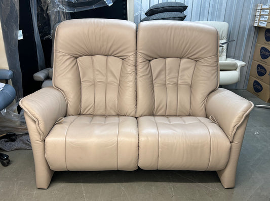 Himolla Rhine 2 Seater Fels Leather Recliner Sofa With Integrated Footrests 2021 Pre-Loved