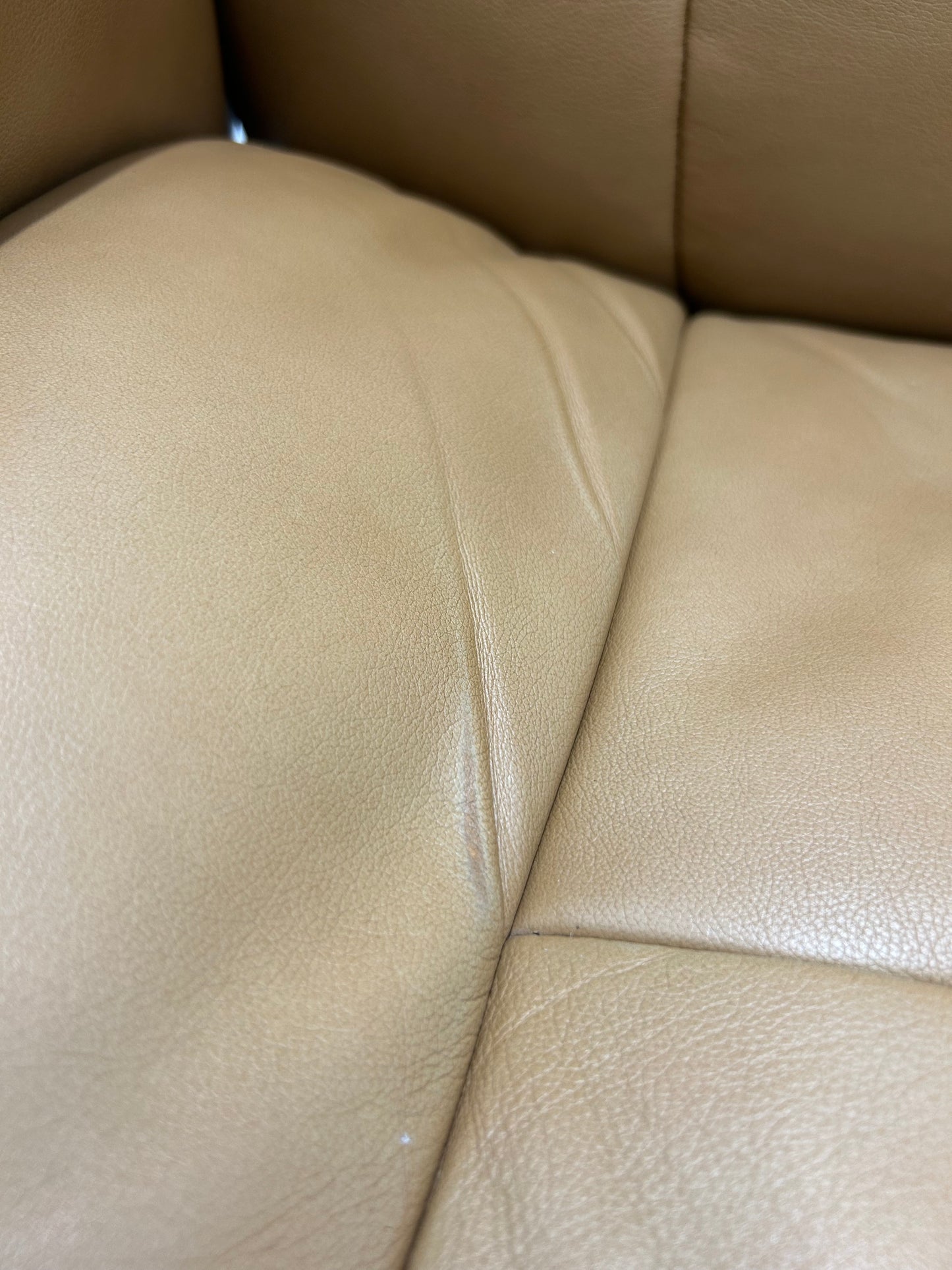 Ekornes Stressless Mayfair Recliner Taupe Leather Office Desk Chair Pre-Loved