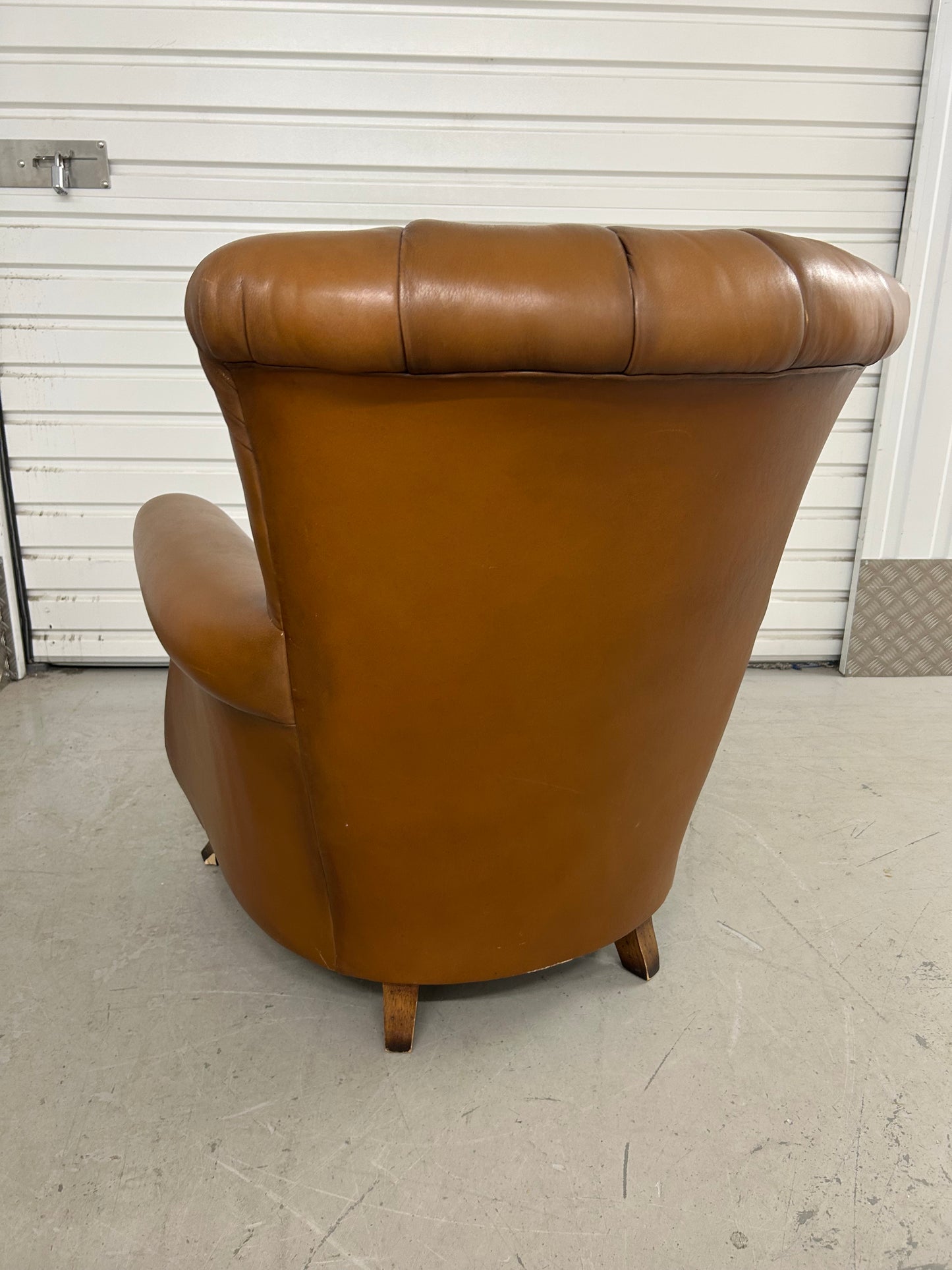 Tetrad John Lewis Ella Tan Leather Armchair Pre-Loved