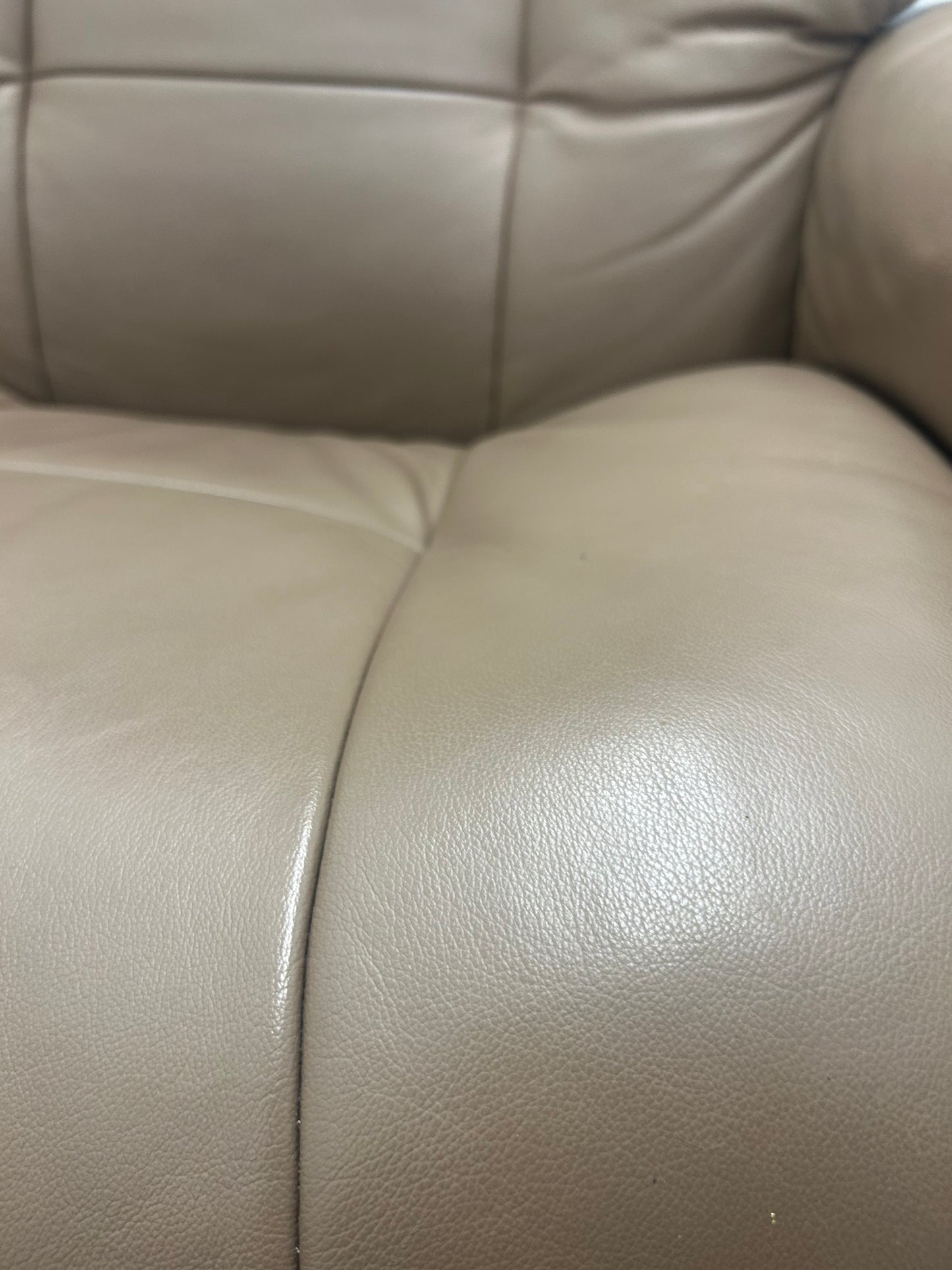 Ekornes Stressless Signature Mayfair Funghi Leather Recliner Chair & Stool Large Pre-Loved