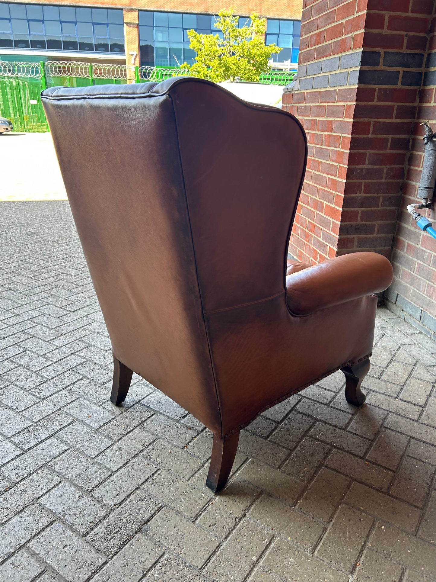 John Lewis Compton Leather Armchair Pre-Loved