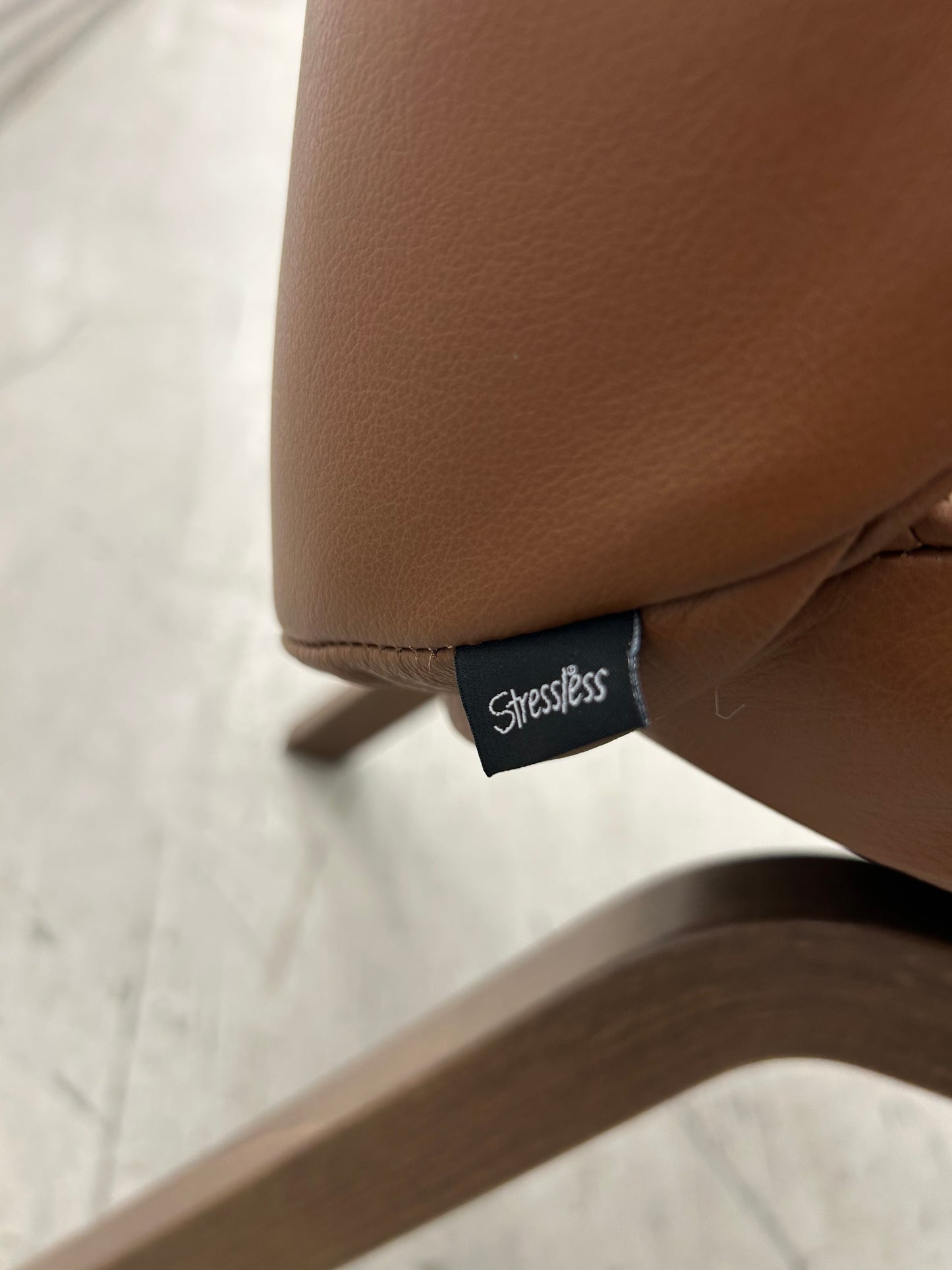 Ekornes Stressless Mint Low Back D200 Copper Paloma Leather Dining Chairs RRP £629 NEW