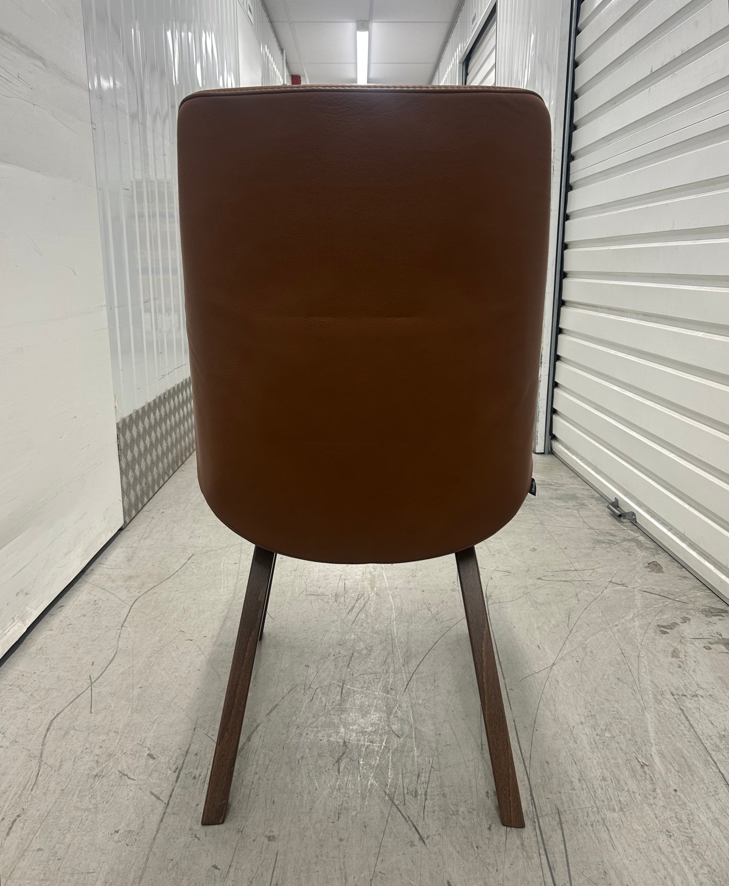 Ekornes Stressless Mint Low Back D200 Copper Paloma Leather Dining Chairs RRP £629 NEW