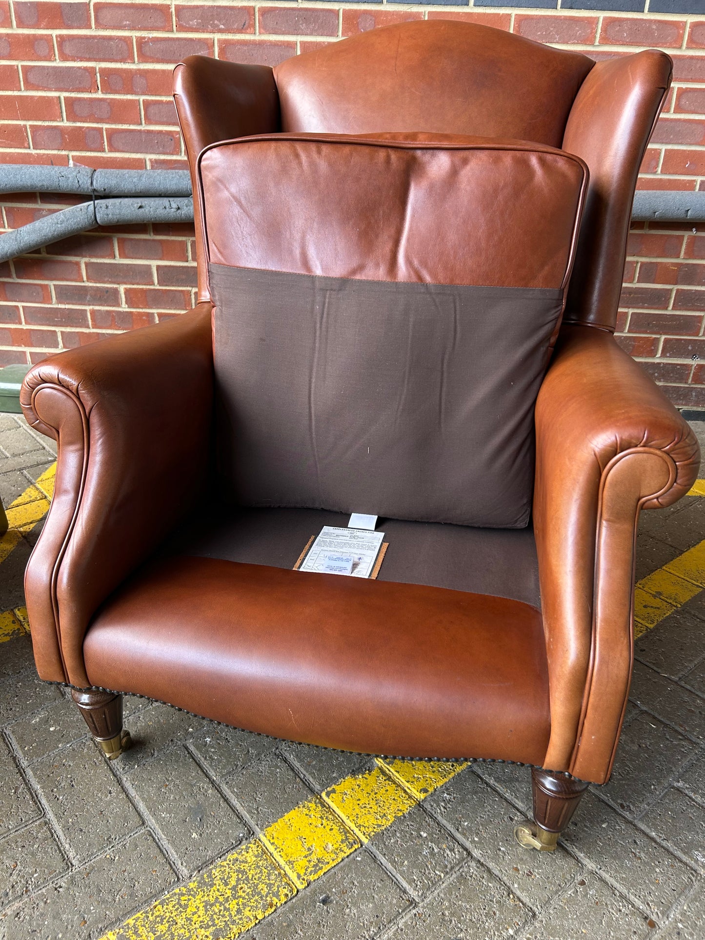 Laura Ashley Southwold Wingback Armchairs Pair Very Good Condition Pre-Loved