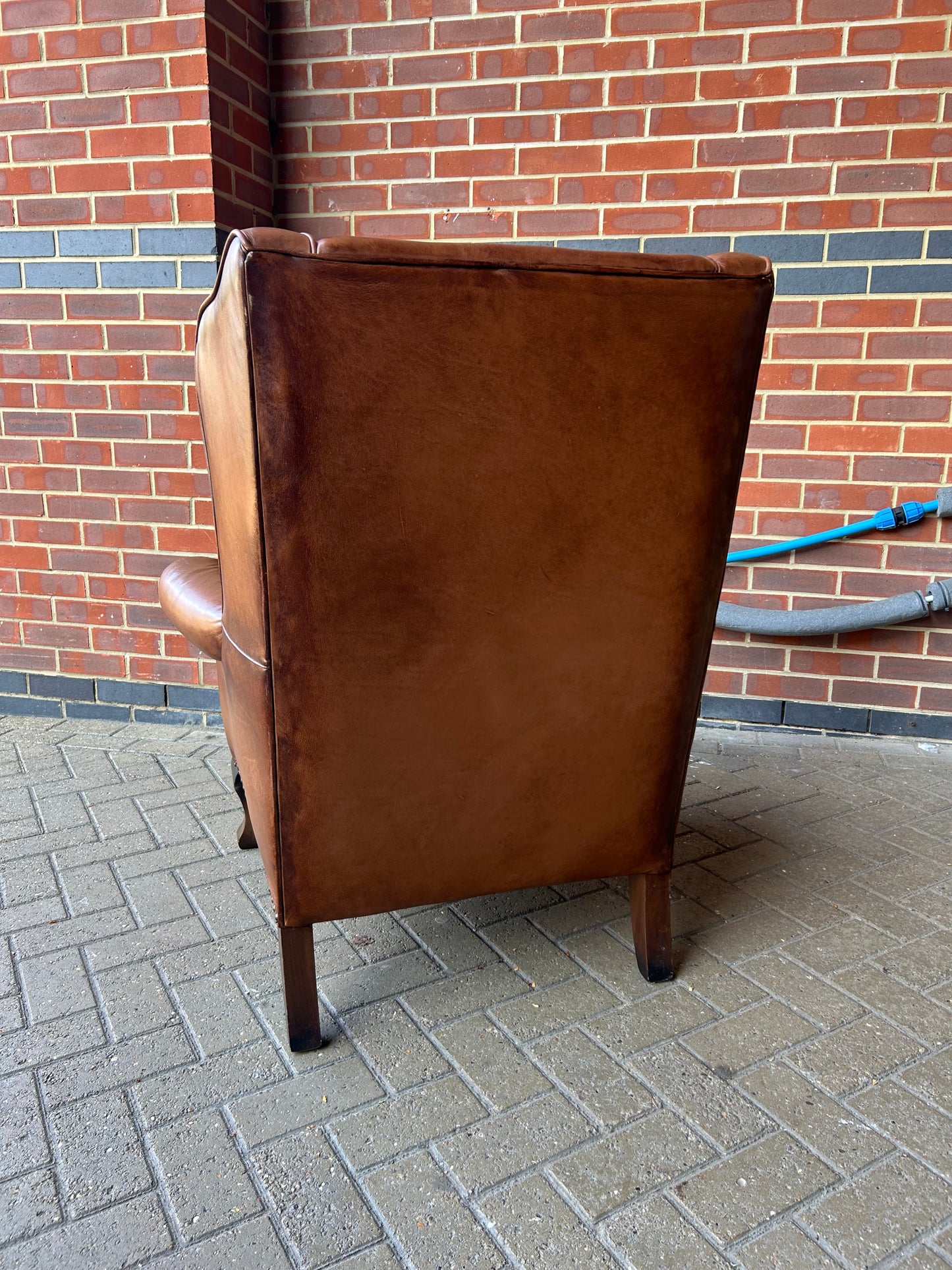 John Lewis Compton Leather Armchair Pre-Loved