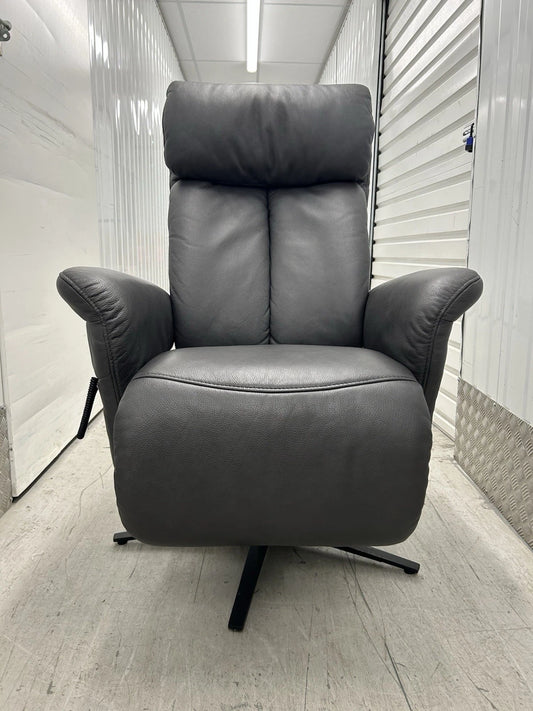 Himolla Sinatra Leather Power Recliner Chair With Integrated Footrest 2022 Pre-Loved