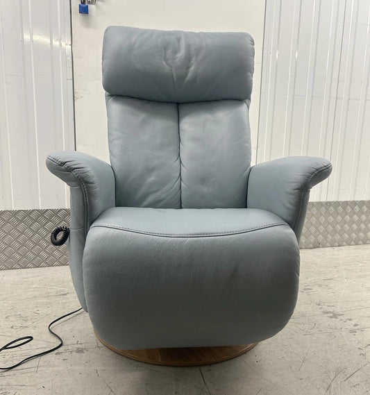 Himolla Sinatra Leather Power Recliner Lift & Rise With Integrated Footrest 2018 Pre-Loved